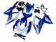2008-2010 Suzuki GSXR 600 / GSXR 750 Motorcycle Fairing Kits - Blue White Red Canada Websites