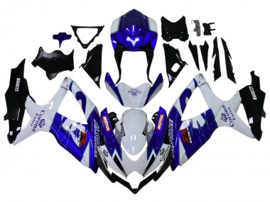 2008-2010 Suzuki GSXR 600 / GSXR 750 Motorcycle Fairings - White Blue Matte Black Red Motul Canada Websites