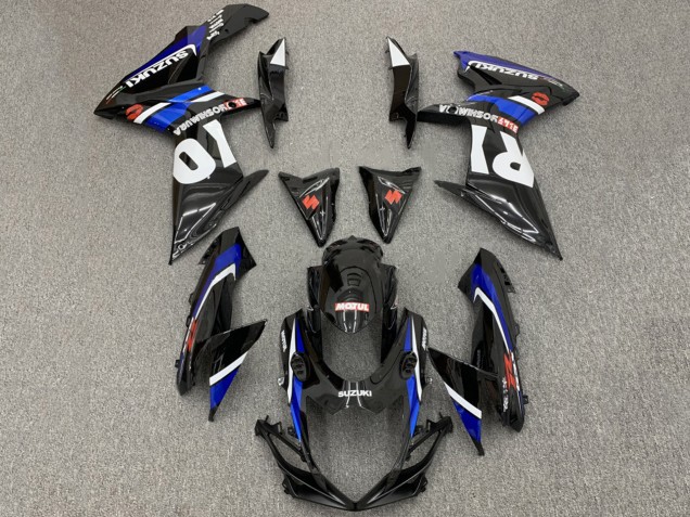 2008-2010 Suzuki GSXR 600 / GSXR 750 Motorcycle Fairings - Glossy Black White Blue Red Canada Websites