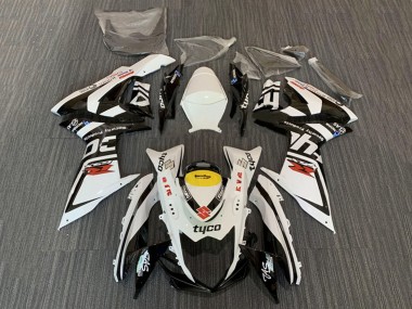2008-2010 Suzuki GSXR 600 / GSXR 750 Motorcycle Fairings - White Yellow Black Tyco Canada Websites