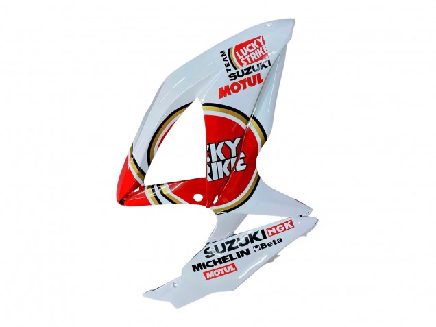 2008-2010 Suzuki GSXR 600 / GSXR 750 Motorcycle Fairings - White Red Motul Lucky Strike Canada Websites