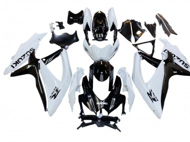 2008-2010 Suzuki GSXR 600 / GSXR 750 Motorcycle Fairing - White Black Canada Websites