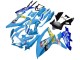 2008-2010 Suzuki GSXR 600 / GSXR 750 Motorcycle Fairings - Blue Yellow Rizla Canada Websites