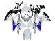 2008-2010 Suzuki GSXR 600 / GSXR 750 Motorcycle Fairings - White Silver Blue Black Canada Websites
