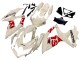 2008-2010 Suzuki GSXR 600 / GSXR 750 Motorcycle Fairings - Cream White Red Black Canada Websites