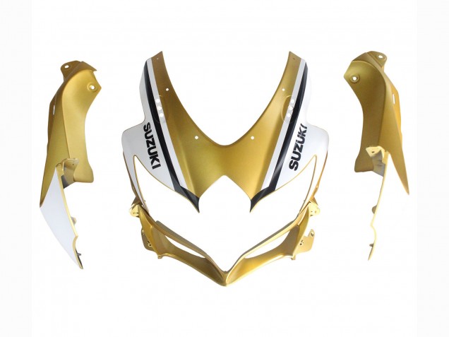 2008-2010 Suzuki GSXR 600 / GSXR 750 Motorcycle Fairings - Matte Black White Gold Canada Websites