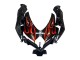 2008-2010 Suzuki GSXR 600 / GSXR 750 Motorcycle Fairings - Glossy Black Orange Flame Canada Websites