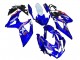 2008-2010 Suzuki GSXR 600 / GSXR 750 Motorcycle Fairings - White Blue Pink Ecstar Motul Canada Websites