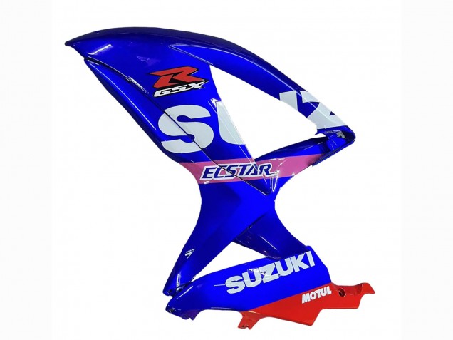 2008-2010 Suzuki GSXR 600 / GSXR 750 Motorcycle Fairings - White Blue Pink Ecstar Motul Canada Websites