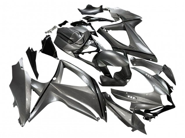 2008-2010 Suzuki GSXR 600 / GSXR 750 Motorcycle Fairings - Matte Grey Black Canada Websites
