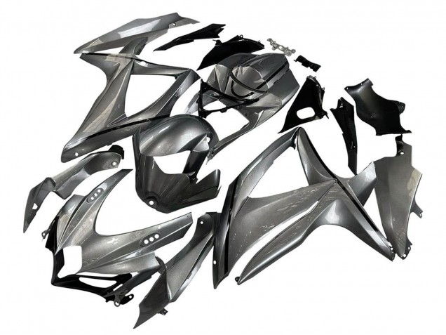 2008-2010 Suzuki GSXR 600 / GSXR 750 Motorcycle Fairings - Matte Grey Black Canada Websites