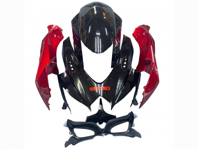 2008-2010 Suzuki GSXR 600 / GSXR 750 Motorcycle Fairing - Red Glossy Black Canada Websites