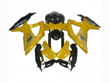 2008-2010 Suzuki GSXR 600 / GSXR 750 Motorcycle Fairings - Yellow Glossy Black Canada Websites
