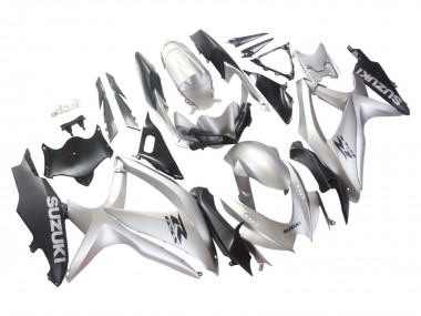 2008-2010 Suzuki GSXR 600 / GSXR 750 Motorcycle Fairings - Silver Matte Black Canada Websites