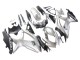 2008-2010 Suzuki GSXR 600 / GSXR 750 Motorcycle Fairings - Silver Matte Black Canada Websites