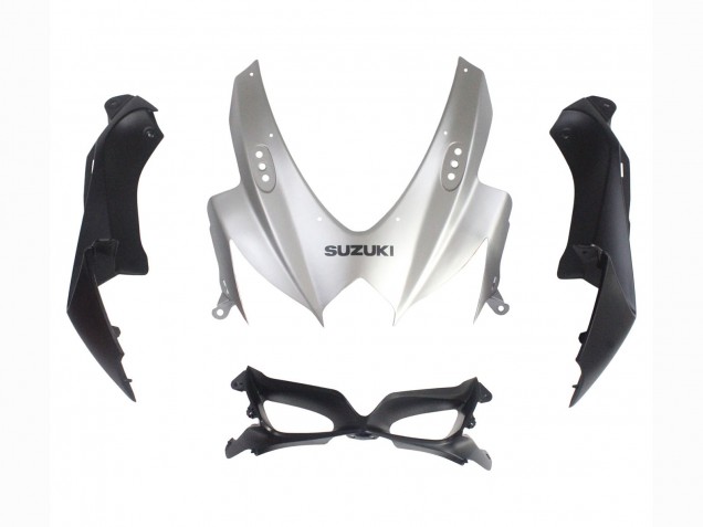 2008-2010 Suzuki GSXR 600 / GSXR 750 Motorcycle Fairings - Silver Matte Black Canada Websites