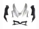 2008-2010 Suzuki GSXR 600 / GSXR 750 Motorcycle Fairings - Silver Matte Black Canada Websites