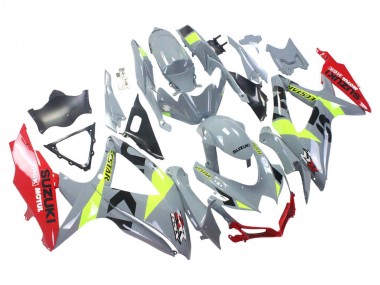 2008-2010 Suzuki GSXR 600 / GSXR 750 Motorcycle Fairings - Grey Yellow Red Canada Websites