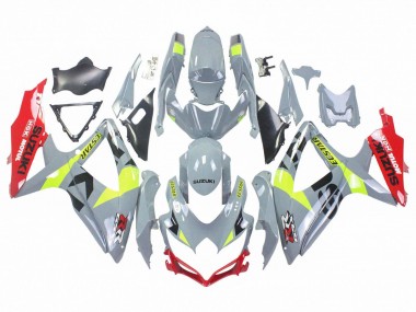 2008-2010 Suzuki GSXR 600 / GSXR 750 Motorcycle Fairings - Grey Yellow Red Canada Websites