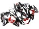 2008-2010 Suzuki GSXR 600 / GSXR 750 Motorcycle Fairings - Glossy Black Red White Motul Lucky Strike Canada Websites