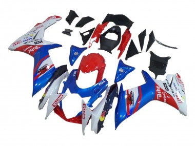 2008-2010 Suzuki GSXR 600 / GSXR 750 Motorcycle Fairings - White Red Blue Canada Websites