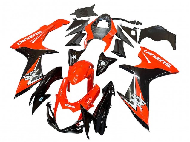 2011-2024 Suzuki GSXR 600 / GSXR 750 Motorcycle Fairings Kits - Red Glossy Black Canada Websites
