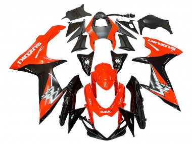 2011-2024 Suzuki GSXR 600 / GSXR 750 Motorcycle Fairings Kits - Red Glossy Black Canada Websites