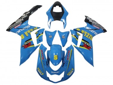 2011-2024 Suzuki GSXR 600 / GSXR 750 Motorcycle Fairings - Blue Yellow Black Rizla Canada Websites