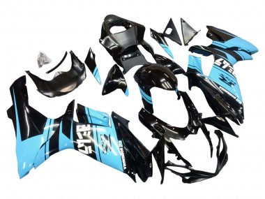 2011-2024 Suzuki GSXR 600 / GSXR 750 Motorcycle Fairings - Glossy Black Light Blue Canada Websites