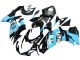 2011-2024 Suzuki GSXR 600 / GSXR 750 Motorcycle Fairings - Glossy Black Light Blue Canada Websites