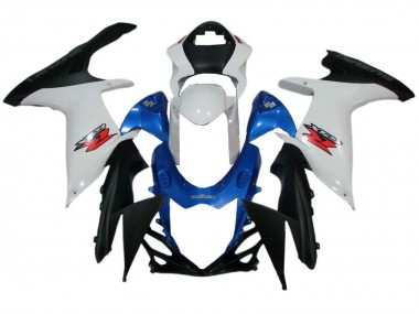 2011-2024 Suzuki GSXR 600 / GSXR 750 Motorcycle Fairings - White Blue Black Canada Websites