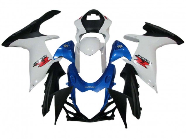 2011-2024 Suzuki GSXR 600 / GSXR 750 Motorcycle Fairings - White Blue Black Canada Websites