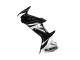 2011-2024 Suzuki GSXR 600 / GSXR 750 Motorcycle Fairing - Glossy Black Silver Canada Websites