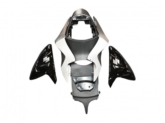 2011-2024 Suzuki GSXR 600 / GSXR 750 Motorcycle Fairing - Glossy Black Silver Canada Websites