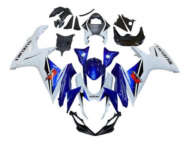 2011-2024 Suzuki GSXR 600 / GSXR 750 Motorcycle Fairing - White Blue Red Canada Websites