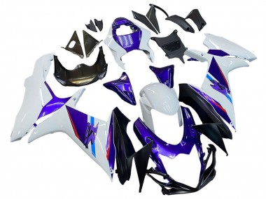 2011-2024 Suzuki GSXR 600 / GSXR 750 Motorcycle Fairings - Blue Purple White Canada Websites