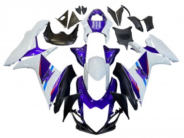 2011-2024 Suzuki GSXR 600 / GSXR 750 Motorcycle Fairings - Blue Purple White Canada Websites