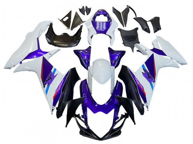 2011-2024 Suzuki GSXR 600 / GSXR 750 Motorcycle Fairings - Blue Purple White Canada Websites