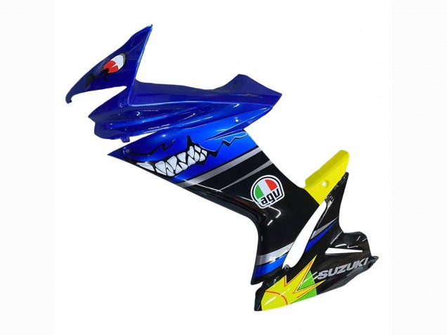 2011-2024 Suzuki GSXR 600 / GSXR 750 Motorcycle Fairings - Blue Yellow Canada Websites