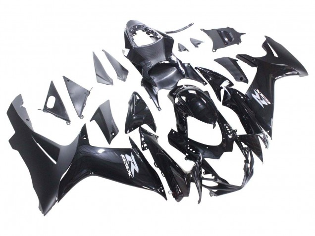 2011-2024 Suzuki GSXR 600 / GSXR 750 Motorcycle Fairings - Glossy Black Matte Black White Decal Canada Websites