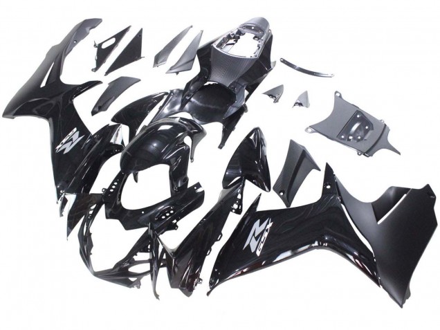 2011-2024 Suzuki GSXR 600 / GSXR 750 Motorcycle Fairings - Glossy Black Matte Black White Decal Canada Websites