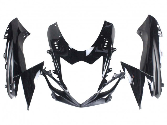 2011-2024 Suzuki GSXR 600 / GSXR 750 Motorcycle Fairings - Glossy Black Matte Black White Decal Canada Websites