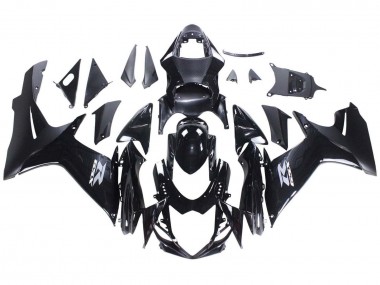 2011-2024 Suzuki GSXR 600 / GSXR 750 Motorcycle Fairings - Glossy Black Matte Black White Decal Canada Websites