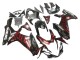 2011-2024 Suzuki GSXR 600 / GSXR 750 Motorcycle Fairings - Glossy Black Red Flame Canada Websites