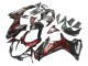 2011-2024 Suzuki GSXR 600 / GSXR 750 Motorcycle Fairings - Glossy Black Red Flame Canada Websites