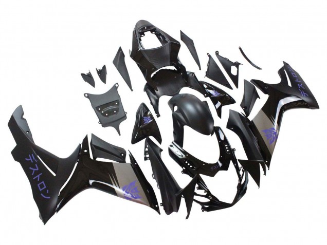 2011-2024 Suzuki GSXR 600 / GSXR 750 Motorcycle Fairings - Matte Black Grey Purple Canada Websites