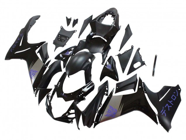 2011-2024 Suzuki GSXR 600 / GSXR 750 Motorcycle Fairings - Matte Black Grey Purple Canada Websites