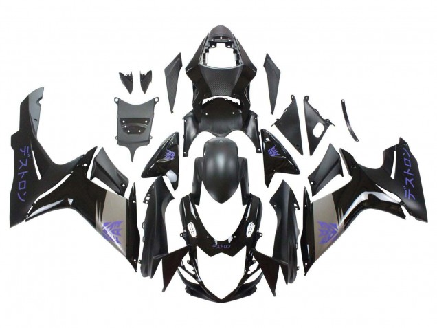 2011-2024 Suzuki GSXR 600 / GSXR 750 Motorcycle Fairings - Matte Black Grey Purple Canada Websites