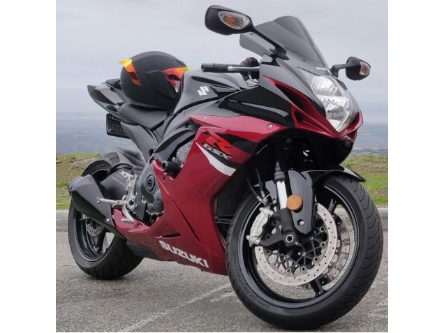 2011-2024 Suzuki GSXR 600 / GSXR 750 Bike Fairings - Red Glossy Black Canada Websites