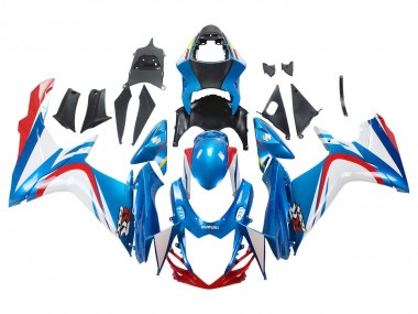 2011-2024 Suzuki GSXR 600 / GSXR 750 Motorcycle Fairings - Blue White Red Canada Websites